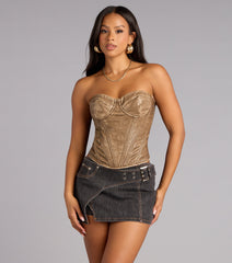 Cool Girl Confidence Denim Mini Skort