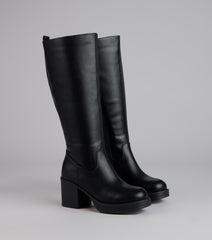 City Edge Wide Calf Platform Boots