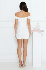 Gorgeous Nights Off Shoulder Mini Dress