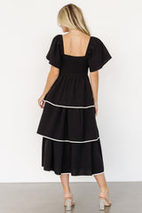 Madrid Tiered Dress | Black