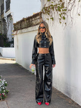 Mendez Pant Black Pu