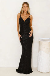 Shimmering Elegance Maxi Dress