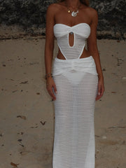 Peppa Maxi Dress White