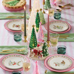 Merry Marcel Moose 4-Piece Dessert Plate Set