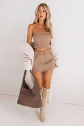 Luxe Teddy Coat Beige