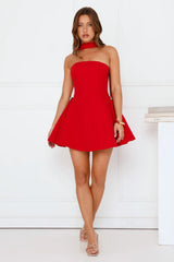 Just Arrived Strapless Mini Dress