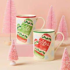 Holiday Mr. & Mrs. Mugs, Set of 2