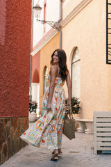 Madeira Maxi Dress - Agata Print