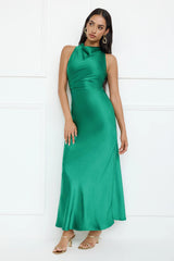 Eden Satin Maxi Dress