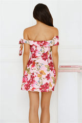 Luxe Seraphina Off Shoulder Mini Dress