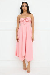 Saltwater Soul Strapless Midi Dress