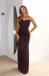Amore Maxi Dress Dark Chocolate