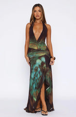 All I See Is You Maxi Halter Dress Butterfly Dreams