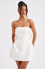 Elenora Mini Dress - BLUSH/IVORY