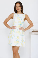 Rosy Horizon Mini Dress