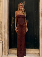 ZANA MAXI DRESS DARK MAUVE
