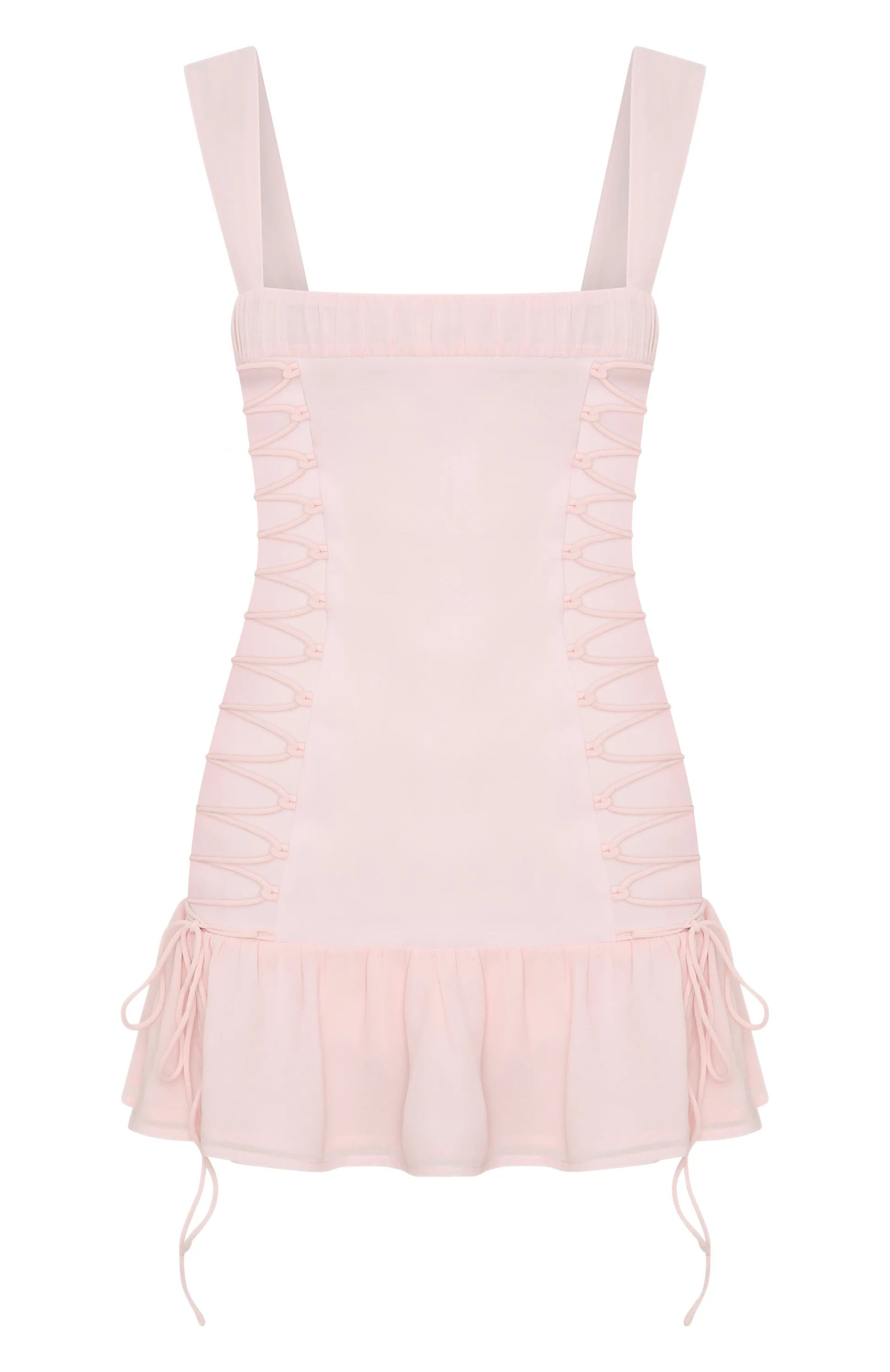 Rush In Mini Dress Baby Pink