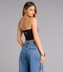 Ultra Game NBA Chicago Bulls Corset Top