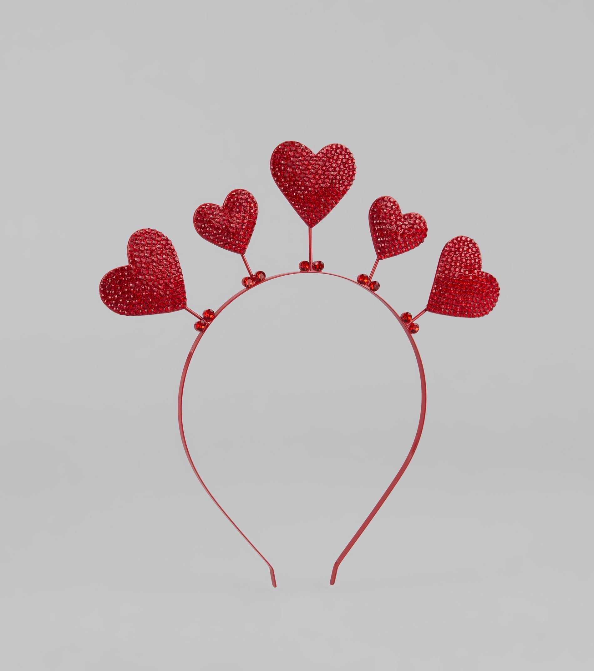 Cupid Cutie Rhinestone Heart Headband