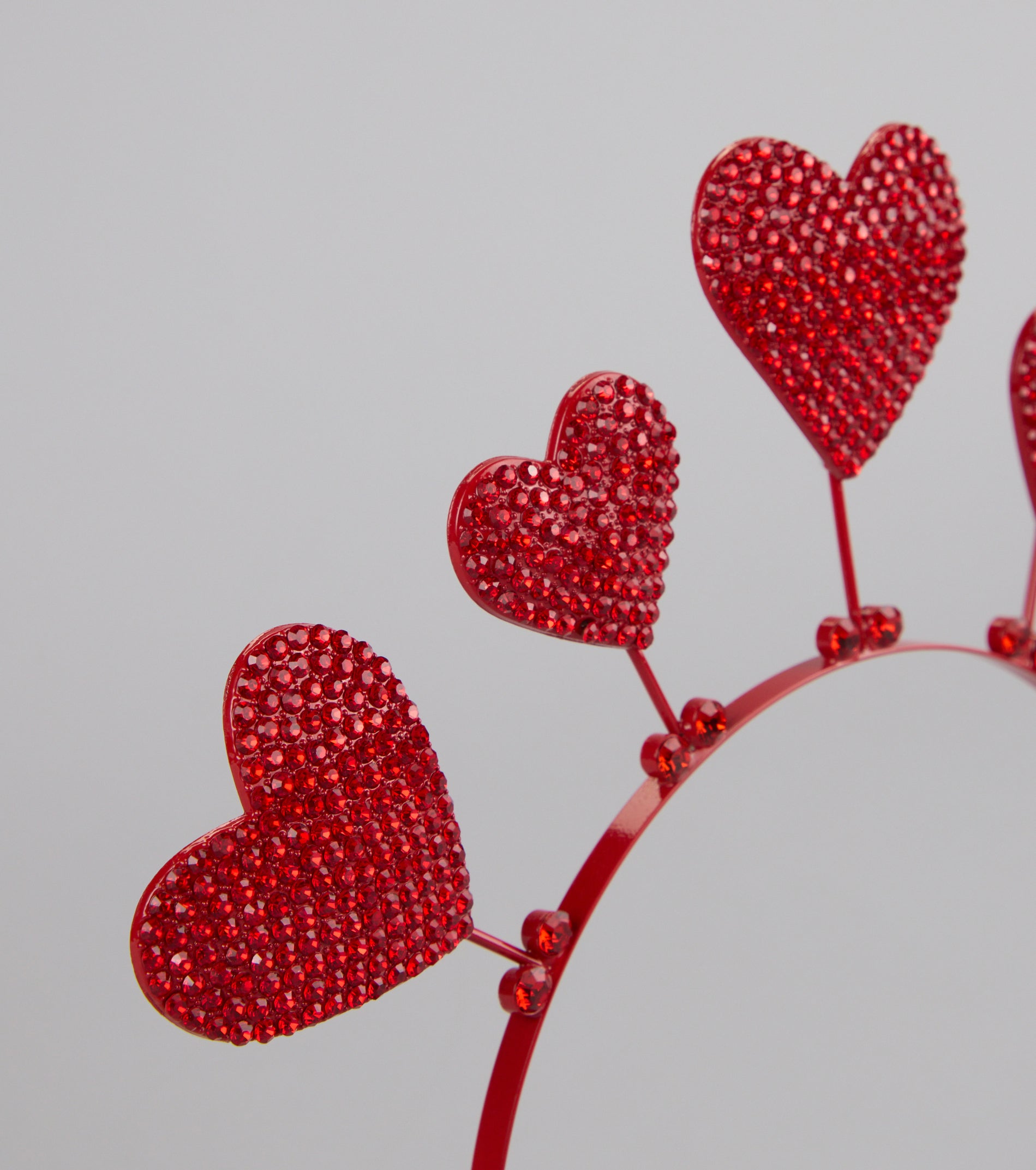 Cupid Cutie Rhinestone Heart Headband