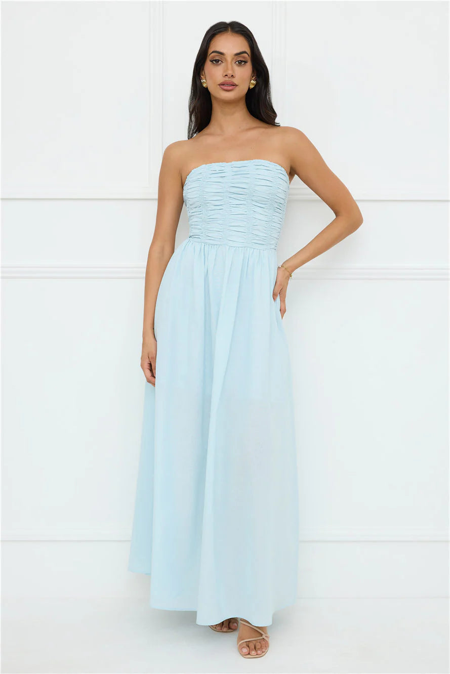 Luciana Strapless Maxi Dress