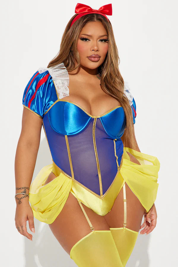 Kiss Of Life Princess 4 Piece Costume Set - Multi Color