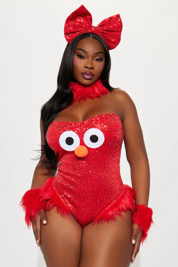 Friendly Street Creature 5 Piece Costume Set - Red
