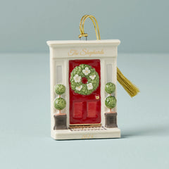 Personalized Welcome Home Our Front Door Ornament