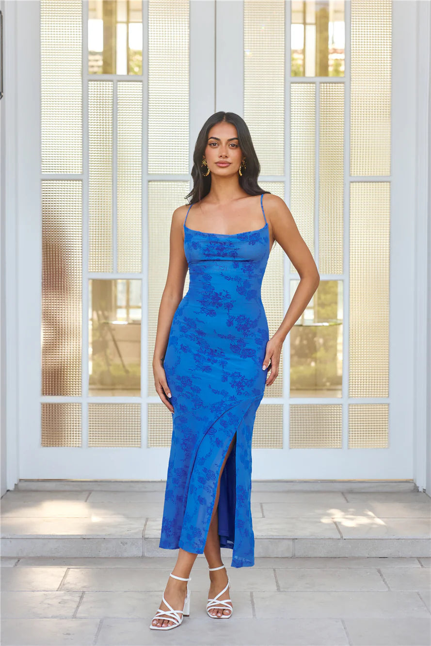 Effortlessly Me Mesh Midi Dress