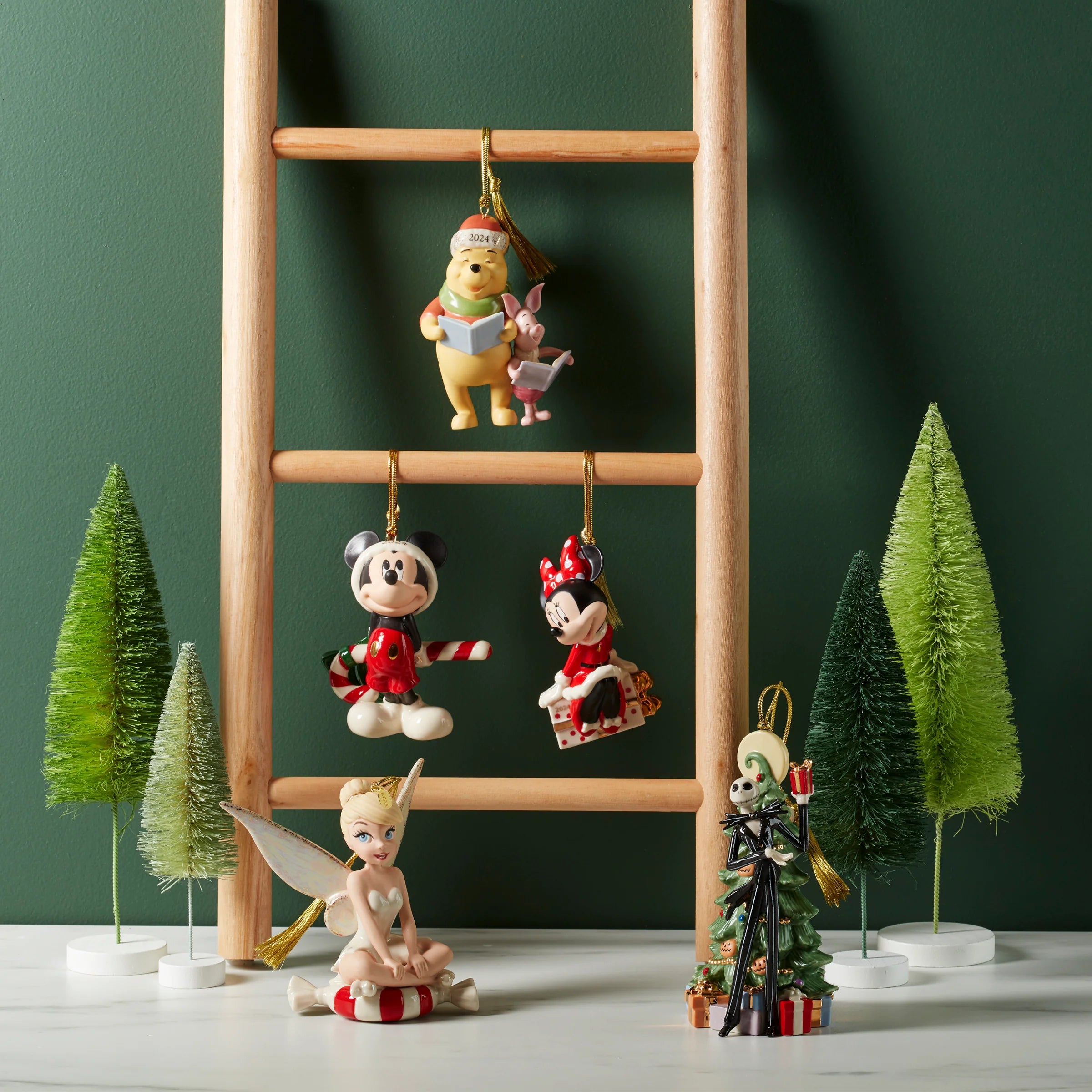 2024 Mickey Mouse With Candy Cane Ornament