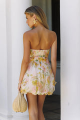 High Summer Strapless Mini Dress