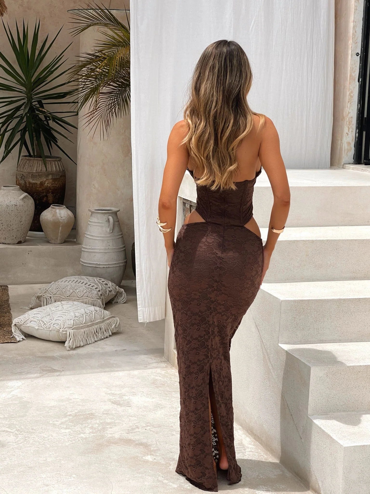 Vida Maxi Dress Chocolate