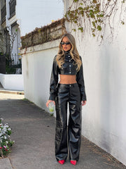 Mendez Pant Black Pu