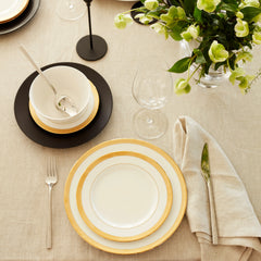 LX Collective White 12-Piece Dinnerware Set