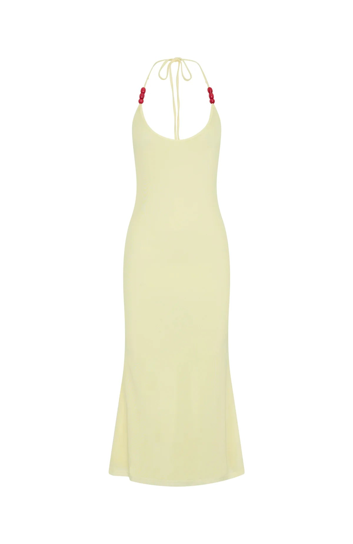 Tropic Like It's Hot Midi Dress Lemon