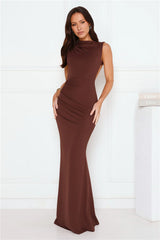 Investment Piece Maxi Dress Brown