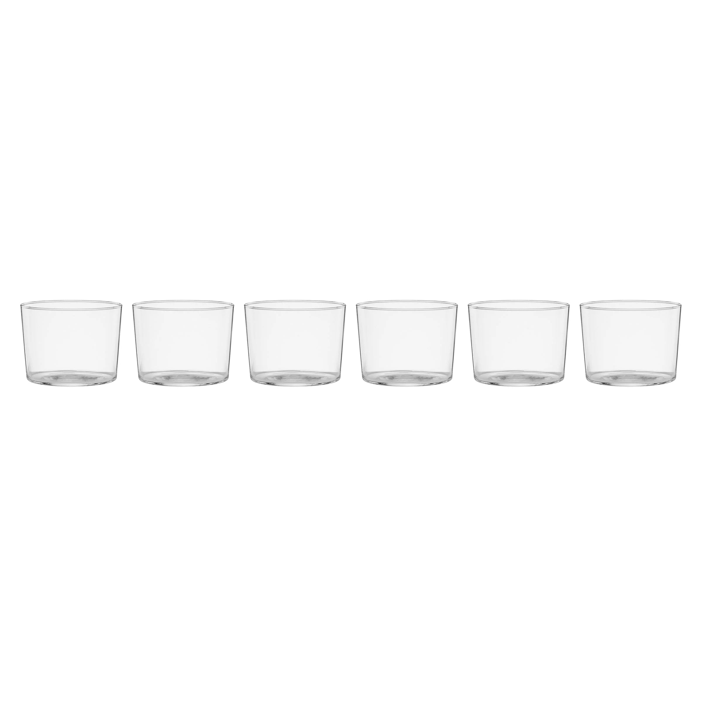 Stackables Clear Short Glasses, Set of 6