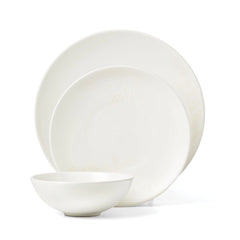 Roseto 12-Piece Dinnerware Set , White
