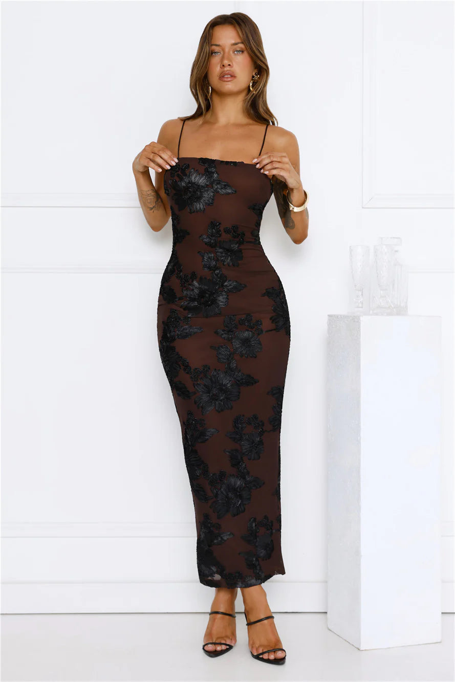 Estelle Mesh Maxi Dress