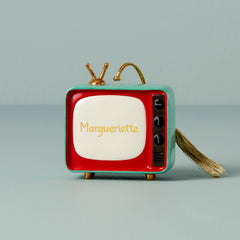 Personalized Retro TV Ornament