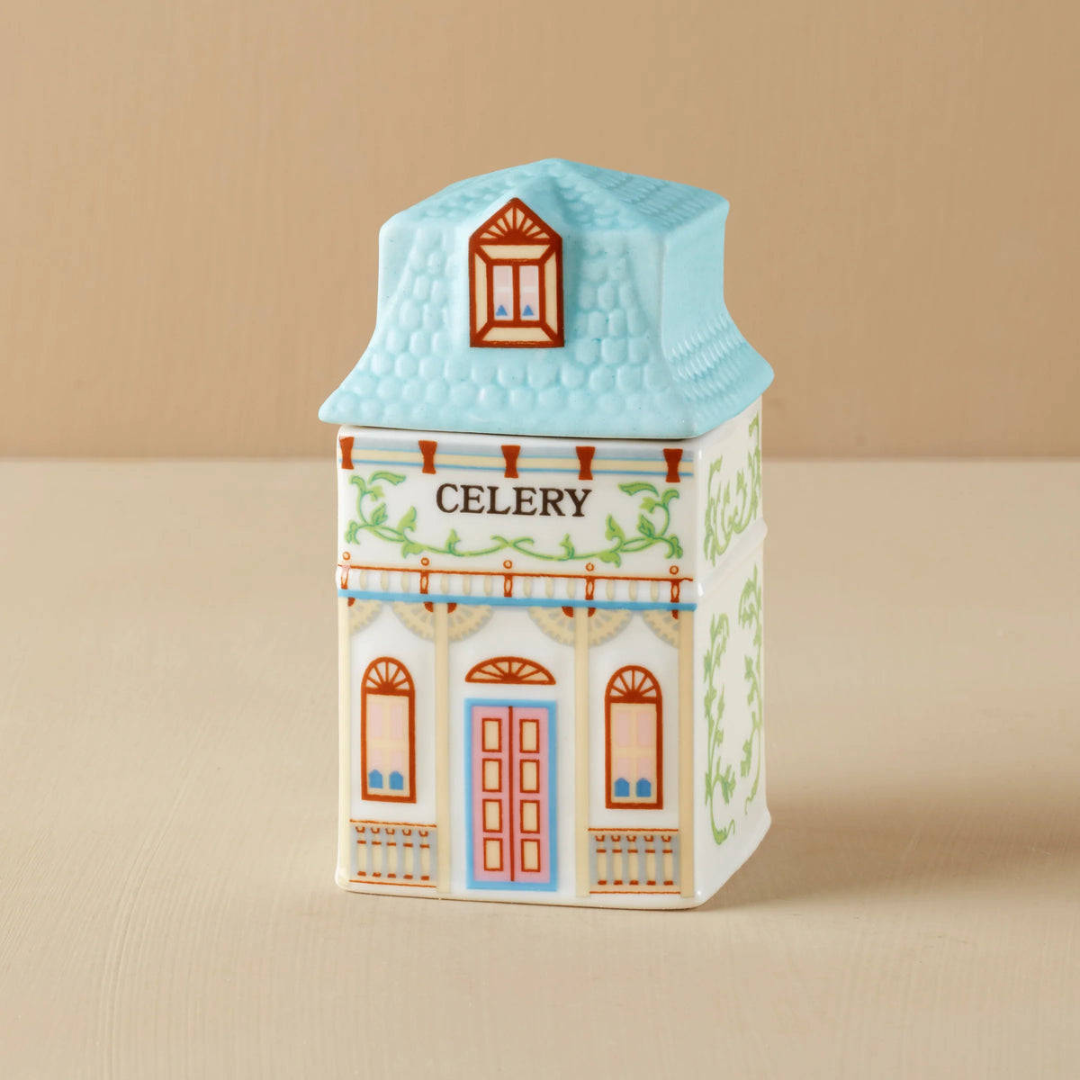 CS Lenox Spice Village Celery Spice Jar