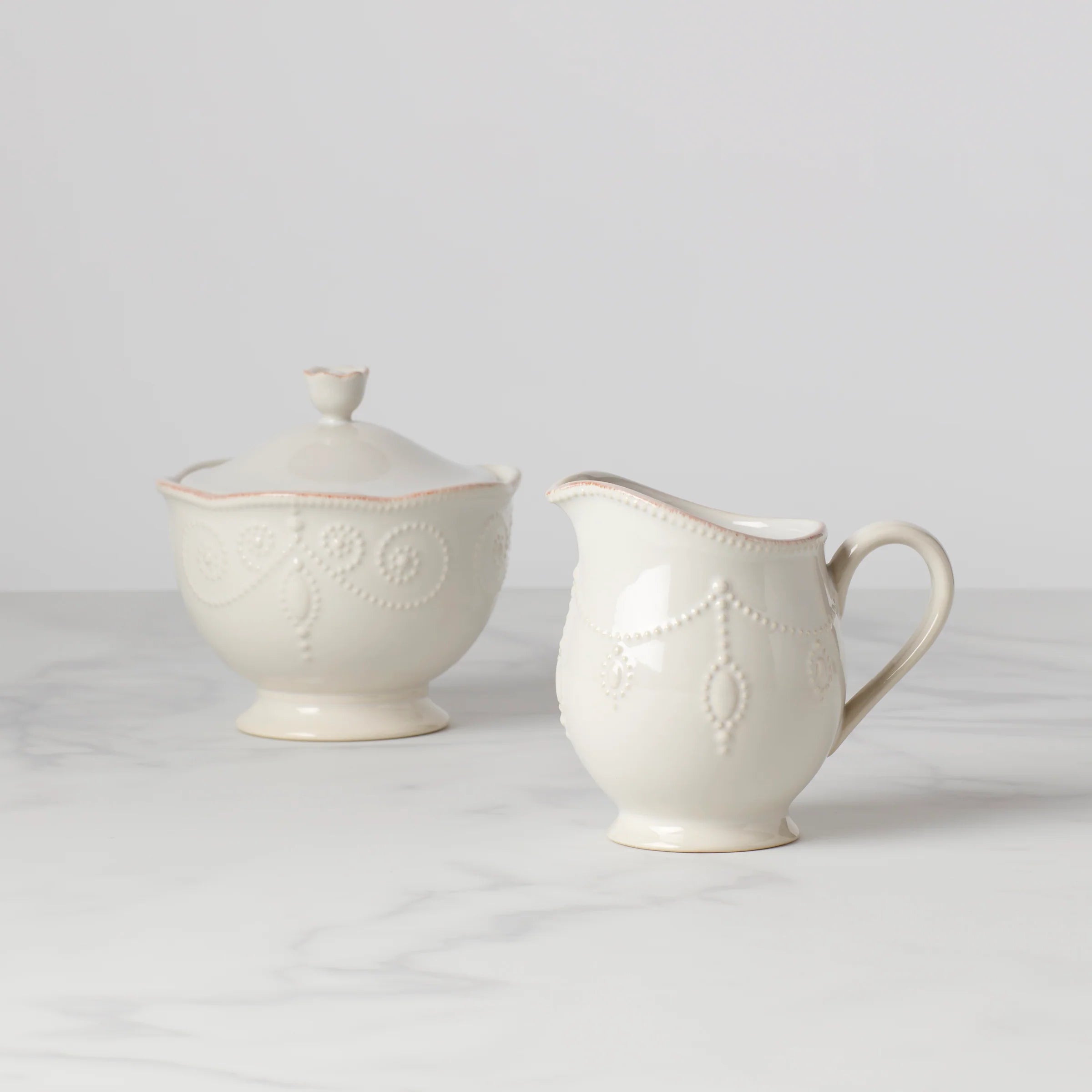 French Perle ? Sugar and Creamer