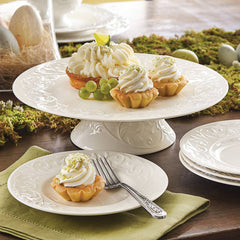 Opal Innocence Carved 4-pc 7" Dessert Plate Set