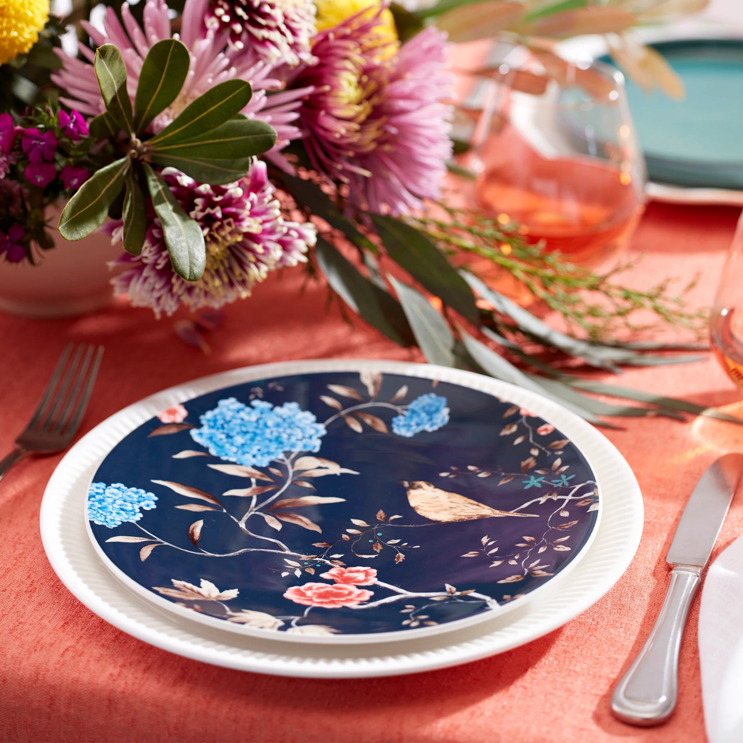 Sprig & Vine Set of 4 Accent Plates