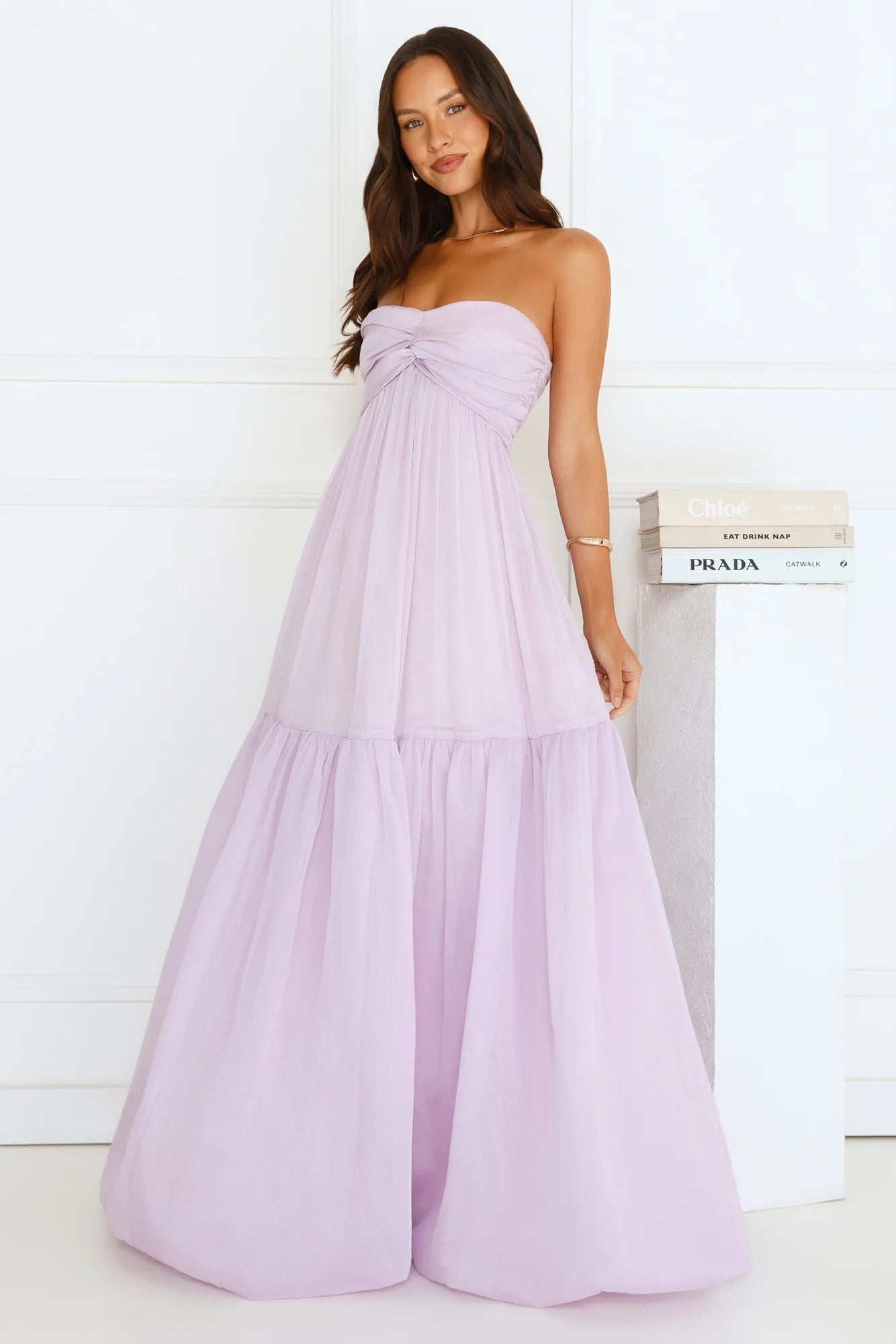 Unforgettable Style Strapless Maxi Dress