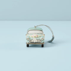 Personalized Just Married Vintage Car Ornament