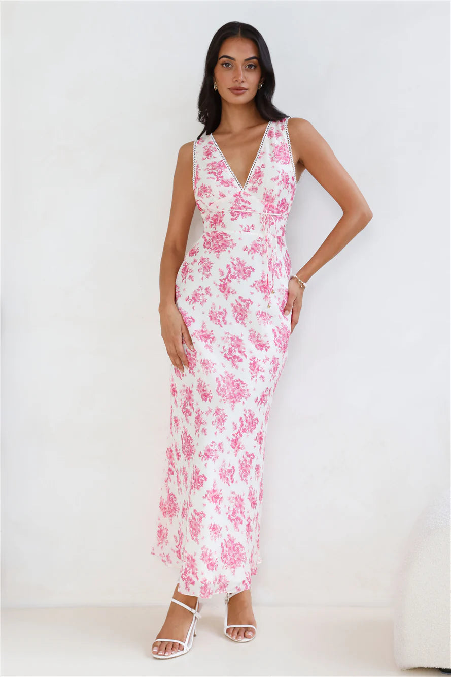 Soft Florals Maxi Dress