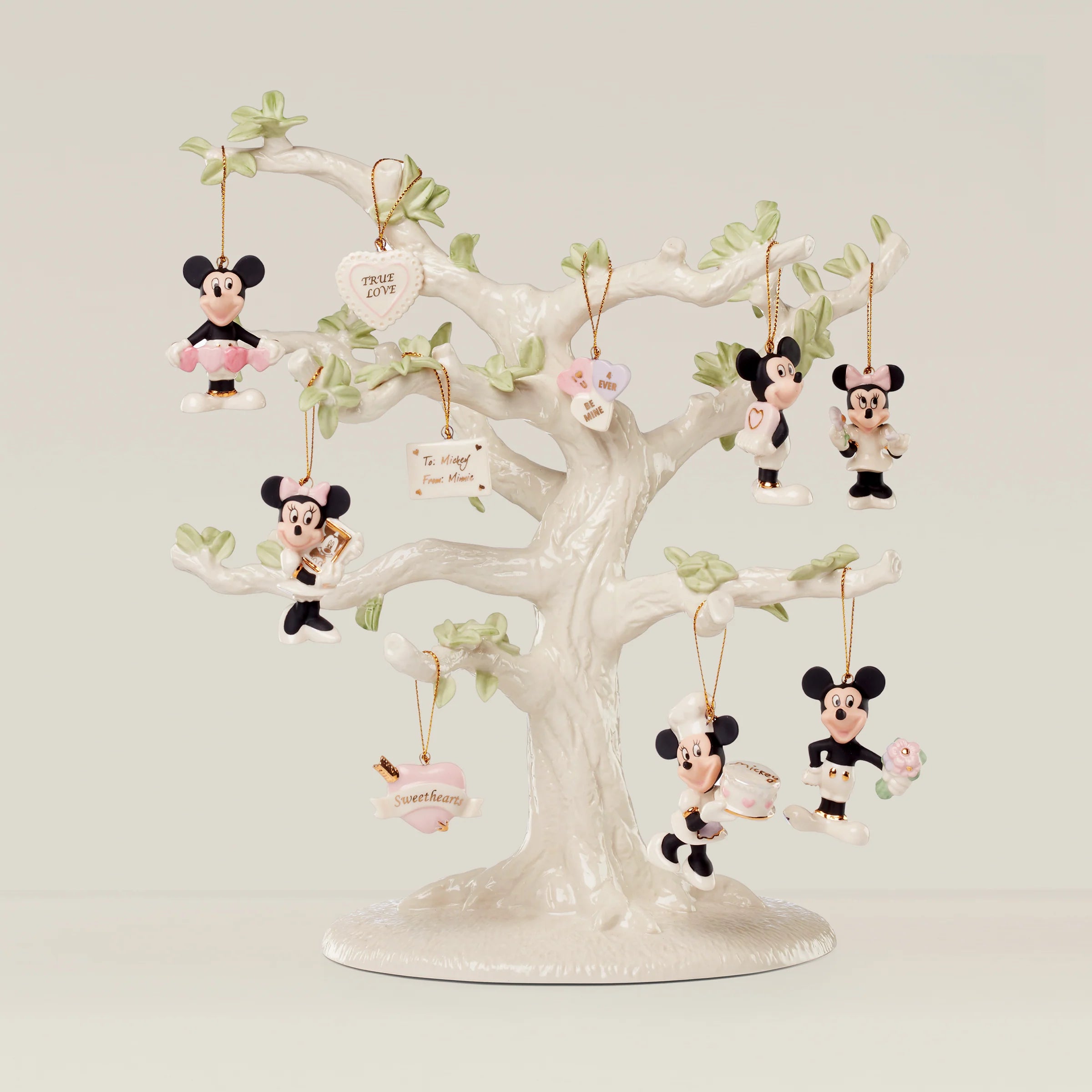Disney Romantic Moments 10-Piece Mini Ornament Set