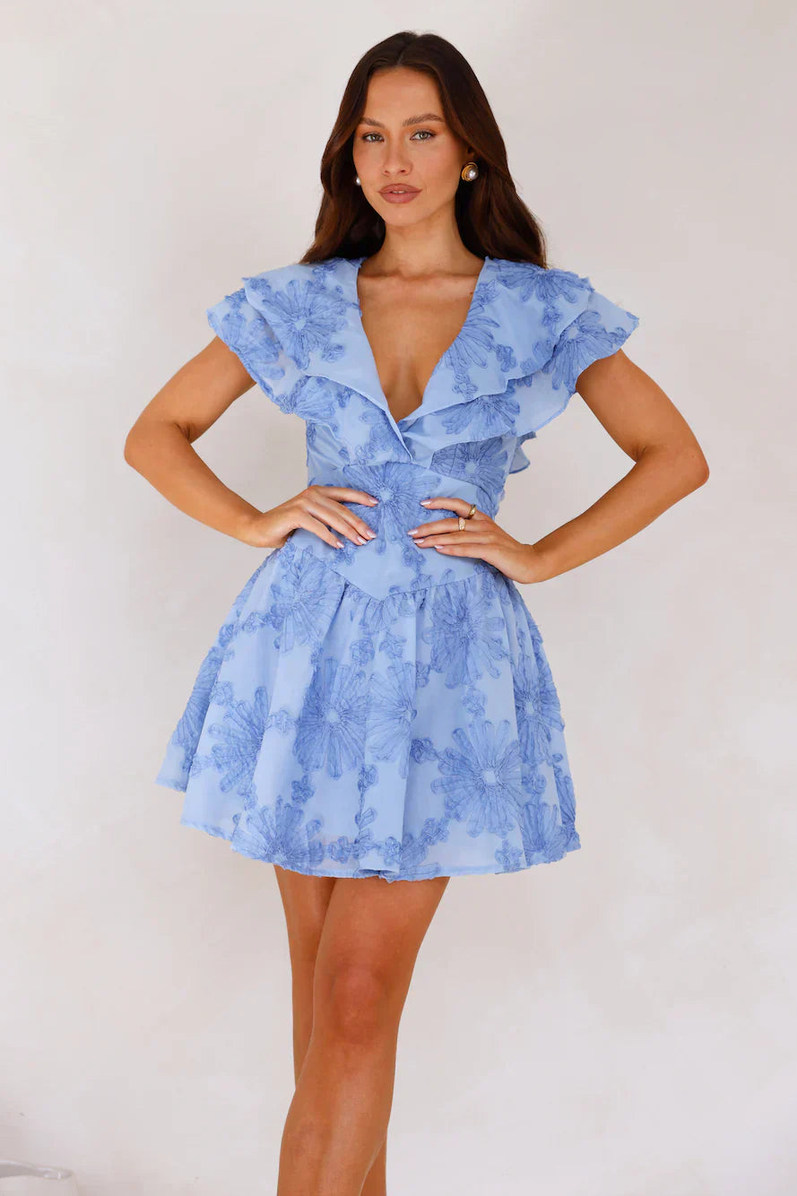 Lily's Song Mini Dress Blue