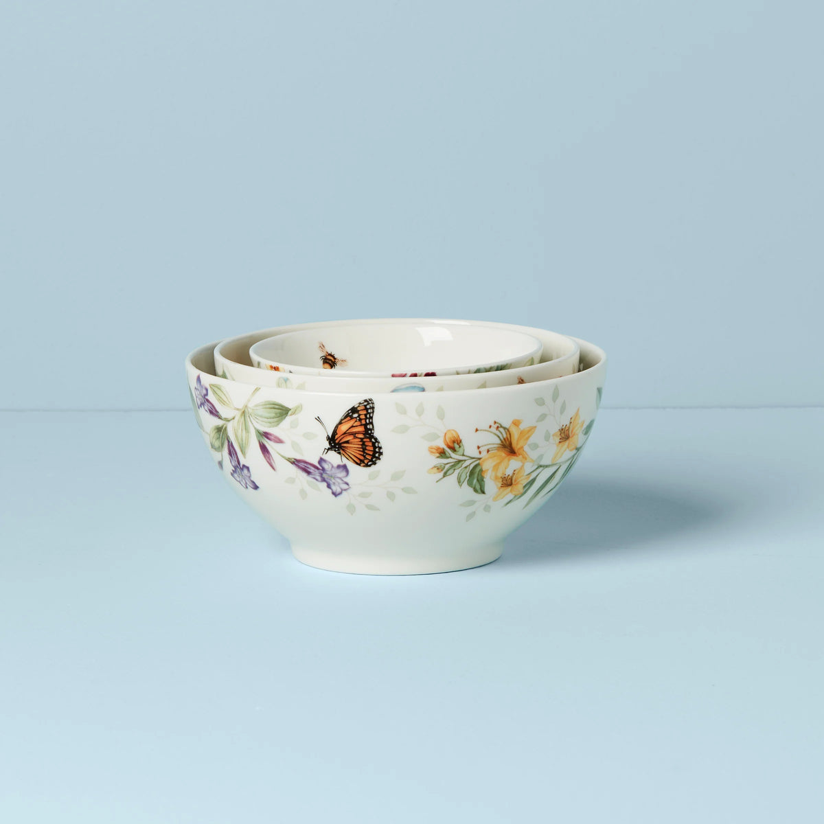 Butterfly Meadow 3-Piece Bowl Set
